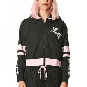 NWT LF zip up windbreaker sweatshirt